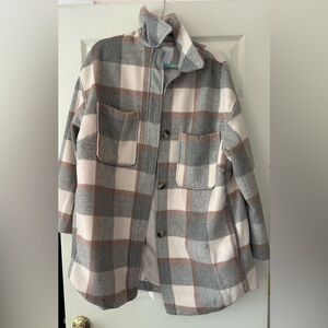 H&M plaid jacket 😍